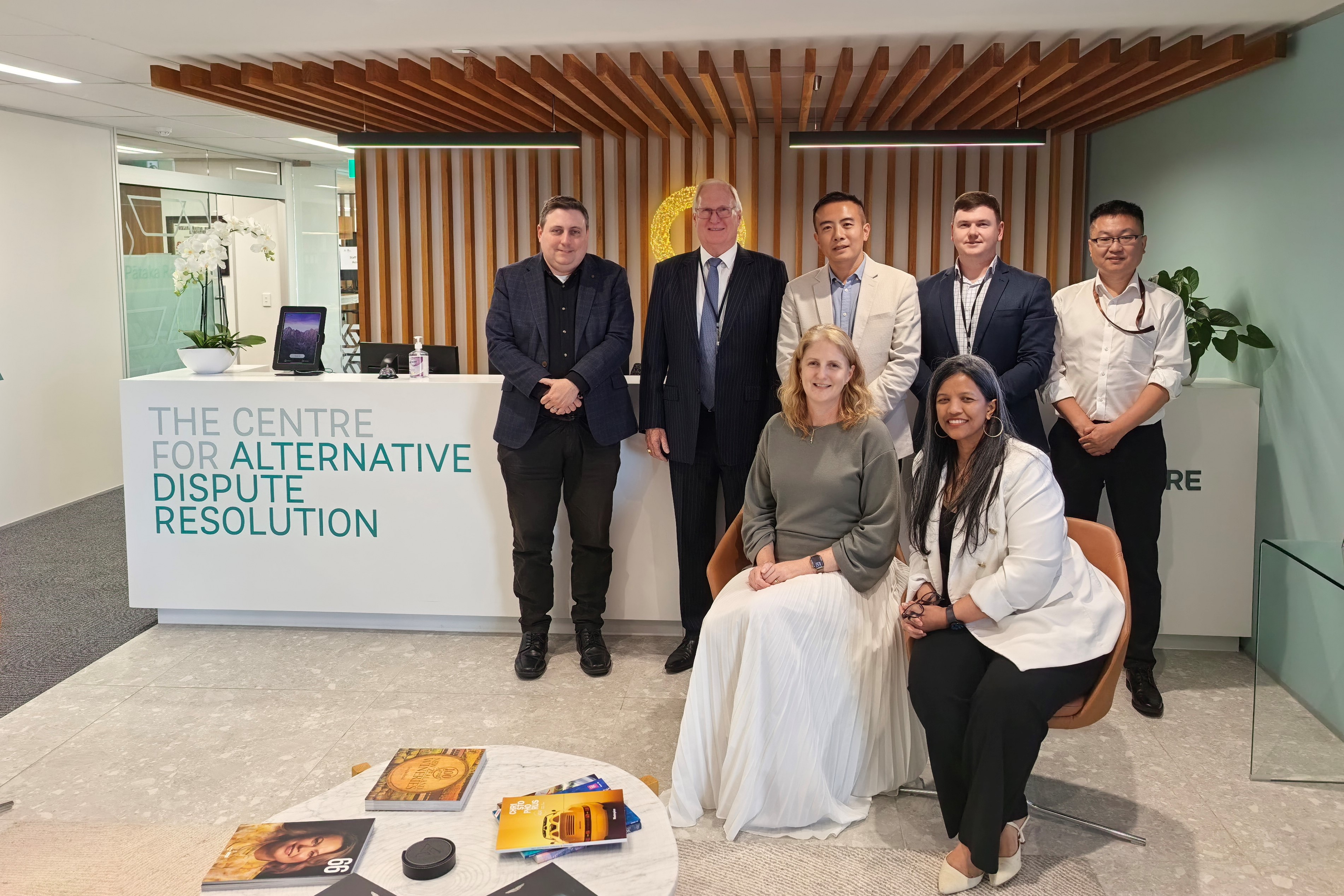 驻奥克兰总领馆经商处参访新西兰替代性争议解决中心